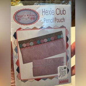 Sewing Pattern - by Hugs’ n Kisses - Hexie Club Pencil Pouch